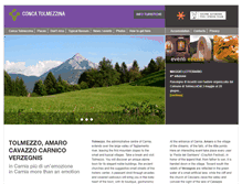 Tablet Screenshot of concatolmezzina.it